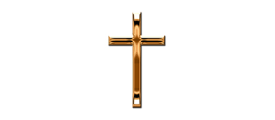 DNSEMP-L-510-CP-WT Copper Single Cross White